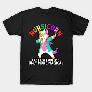 Unicorn Nurse Funny Nursicorn Rainbow Nursing RN T-Shirt